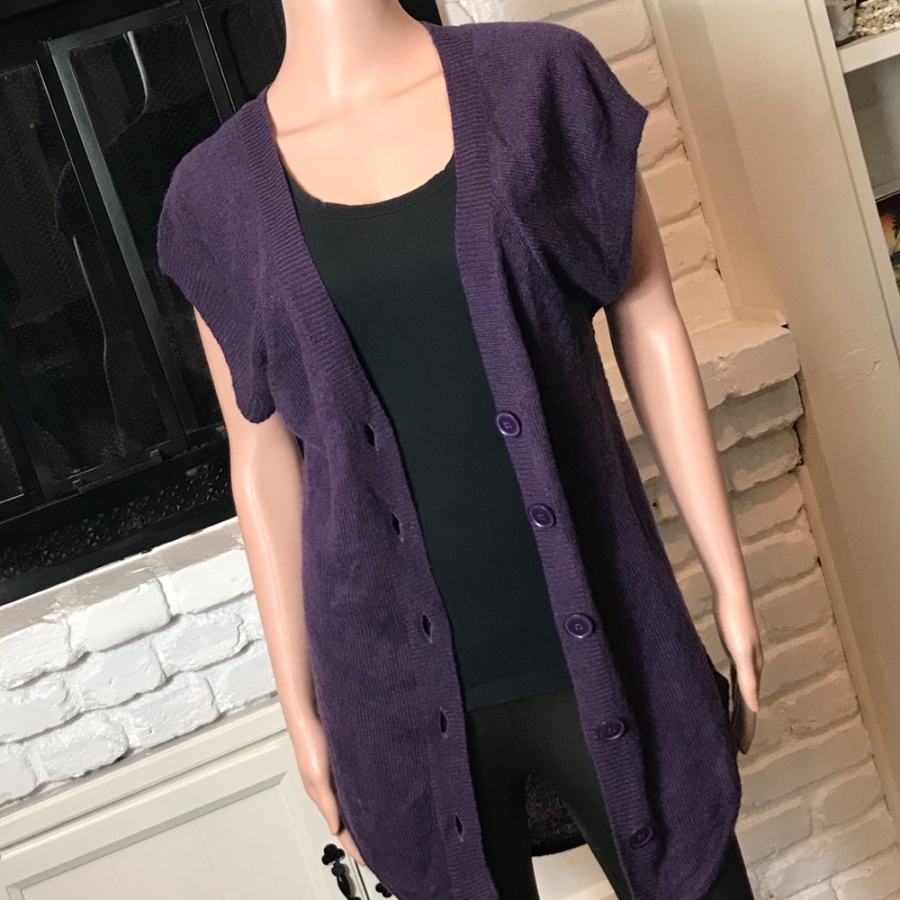 Urban Outfitters Silence + Noise Purple Cardigan